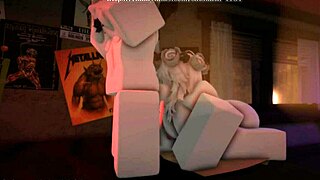 Relaxing fun in her room during sunset!