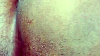 hot housewife gets anal creampie in doggystyle