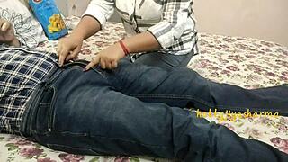 My young slutty step sister sucks cock in front of friends, what a voyeur moment