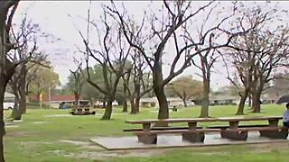 Slut brunette fucked ona bed by huge cock