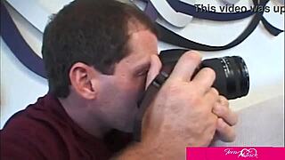 Slim babe Tera Patrick performs a deepthroat blowjob on Evan Stone