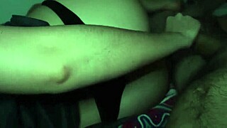 Young white girl with pink big-lipped vagina receives creampie in homemade porn video