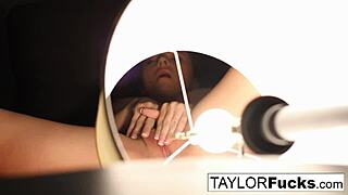 Taylor Vixen Masturbates In Hotel Room With Big Tits Exposed