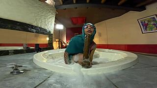 Pussy to mouth in the jacuzzi, Mia Niqab.