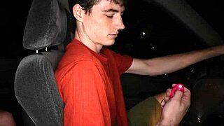 hitchhiking slut thanks fat cock with blowjob, doggystyle, facial, and cumshot after ride