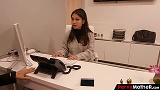 i pervy mother entrepreneur step mom analed in her workplace