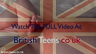 An 18-year-old British hottie gives a handjob to an old guy