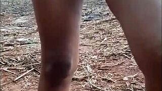 Small country girl fucks in sugarcane field