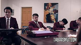 Dee Williams, a blonde mature milf teacher, is outnumbered in this american reality series