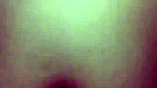 I peck her belly button while she rides me