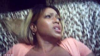 behind the scenes, glasses-wearing ebony babe gets interracial pov fucking with italian cock 😏