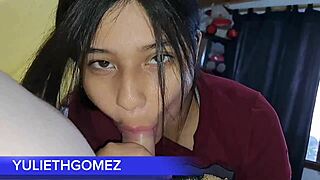 Lonely stepmother shares her bed intensely.