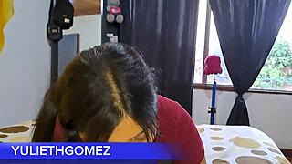 Lonely stepmother shares her bed intensely.