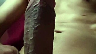 College Guy's Intense Home Masturbation Climax