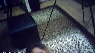 behind the scenes, glasses-wearing ebony babe gets interracial pov fucking with italian cock 😏