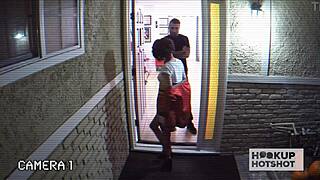 Huge meat creampies pervy cutie Lola Fae's face after raw anal