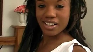 Young Black Teen 18+ Engages In Interracial Sex With Big Cock