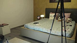 Wonderfully Hot And Sexy Cutest College Girl Petite 18+ Blonde Paints My Balls For Easter To Celebrate