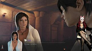 Croft deepthroats with two fingers in ass 😈