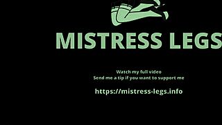 Sexy Bare Soles Rub Cream On Each Other!