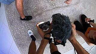 3 on 1 behind the scenes double penetration anal foursome - hardcore anal action - lika clarke