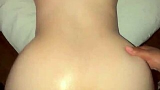 imagine this oiled big ass latina teen bent over for doggystyle, her shaved pussy exposed