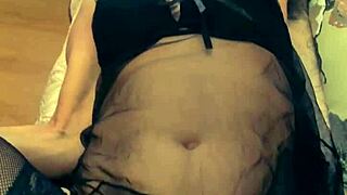 Beautiful Milf Wife in Stockings Rides Hard!