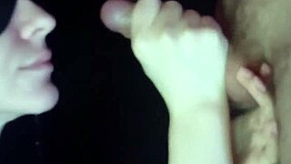 Close up suck dick evokes intense emotions and orgasmic pleasure in european couple's intimate blowjob session