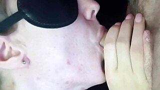 Close up suck dick evokes intense emotions and orgasmic pleasure in european couple's intimate blowjob session