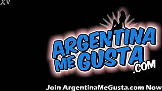 Busty skinny brunette has round ass