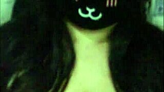 Goth Girl with Big Tits on Webcam