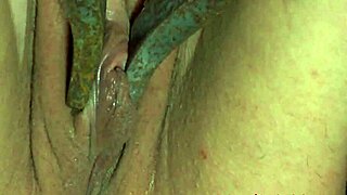 sexual hottie is use dildo in her copher