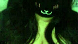 Goth Girl with Big Tits on Webcam