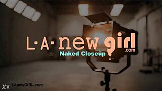 gorgeous asian teen model shows sexy body in interview