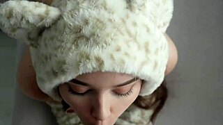 the stepsister in the sexy cat costume seduced me