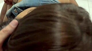 I went to my nephew's house to meet his girlfriend, but I ended up fucking her.