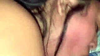 This chubby mexican girl from tinder sucks cock deep and gets face-fucked hard