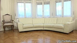 the caring cuckold watches his wife lina arian eagerly take a big black cock deep in her ass