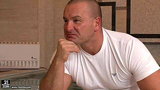 hey, samantha rebeka takes that awesome double penetration so well