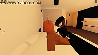 In roblox porn, the femboy submits to being treated like a slut by a huge black cock.