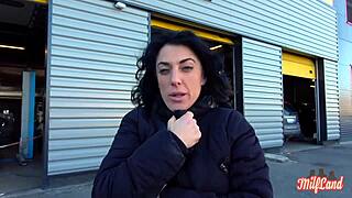 Hot Milf Sabrina Handles Two Monster Cocks in Intense Group Anal Scene