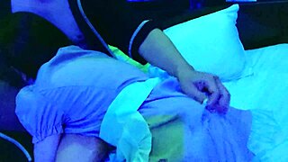 Wow, creampie the net tights waitress from behind in this cosplay amateur blowjob and cunnilingus session!