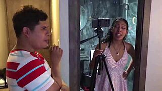 innocent big ass latina with big tits gets involved in fake casting with my whore assistant!