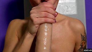 Babe Sloppy Blowjob Sex Toy And Thinks About Big Dick