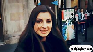 sexy babe moans while fingering her shaved pussy