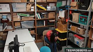 Hard Doggystyle With Cute Shy Teen 18+ Shoplifter Lilly Hall - Teen 18+Robbers Com