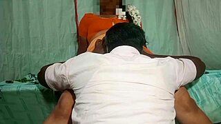 Beauty full aunty fucking with sarvent boy in dorm, outdoor homemade scene.