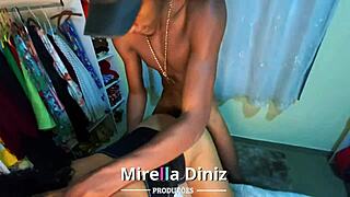 Hot bunny in costume takes from the black guy