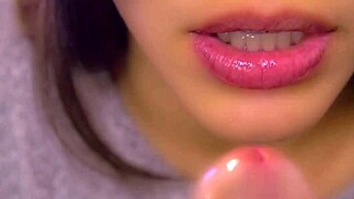 Amateur Oral Act In Close Up View With Detailed Focus On Actions And Roles