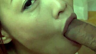 That naughty girl swallows semen? She looks innocent in her sports bra, but check that huge ass in lacy panties!